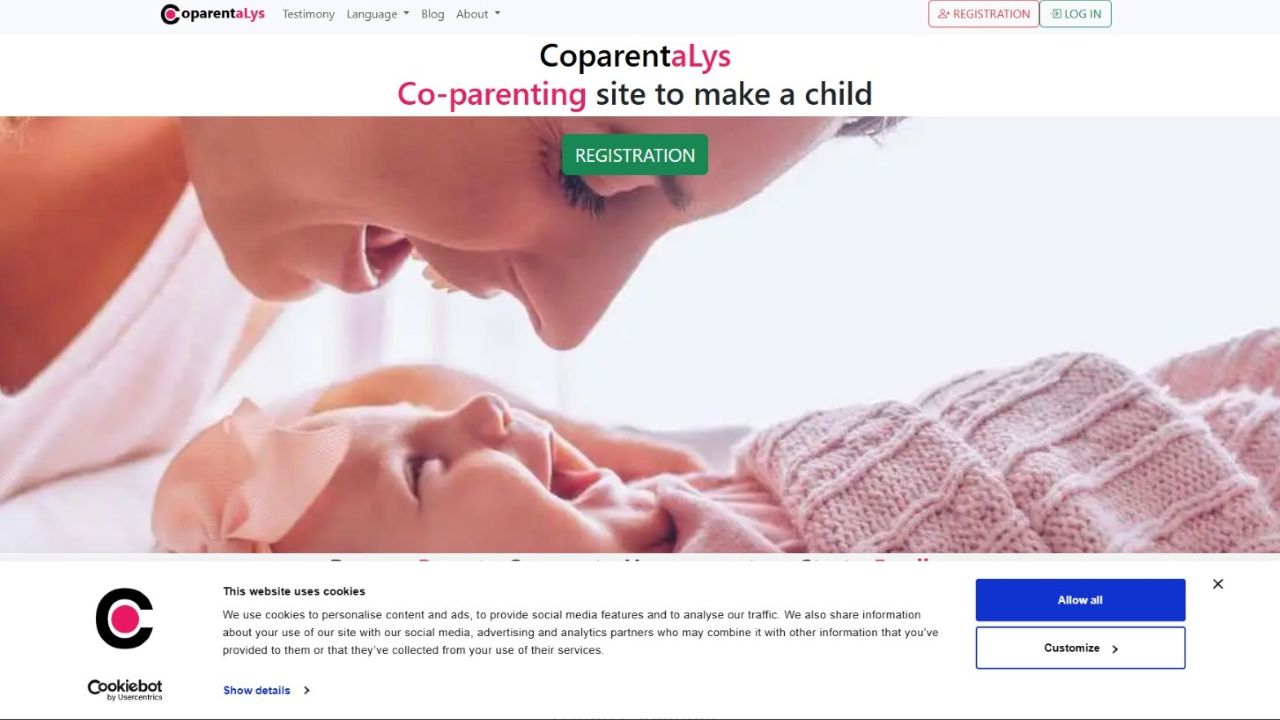 CoparentaLys Website: internationale Co-Parenting- und Spender-Suche